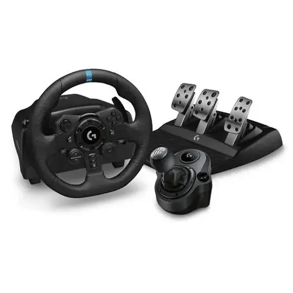 Комплект Logitech G923 SE Combo for PS5/PS4/PC кермо педалі коробка передач - фото 3