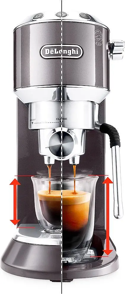 Кофеварка рожковая Delonghi Dedica Arte EC 885 GY (EC885.GY) [78279] - фото 5