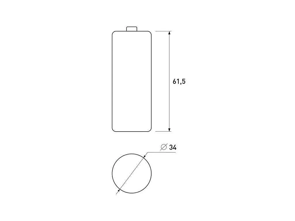 Батарейка лужна EUROELECTRIC LR20/D 2шт 1,5V blister - фото 3