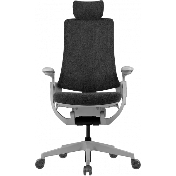 Офісне ергономічне крісло GT Racer B-6314 Fabric Dark Gray/Gray - фото 2