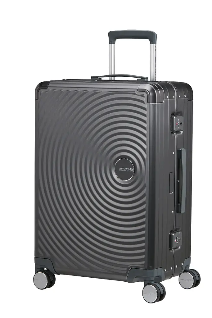 Валіза 68 См American Tourister SOUNDBOX ALU BRUSHED ANTHRACIT 68x47x29 MI3*18002 - фото 3