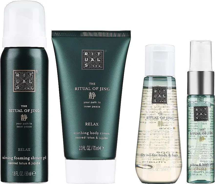 Набір The Ritual of Jing (70ml b/сr + 50ml sh/gel + 50ml b/оil + 20ml Pillow Spray) - фото 2