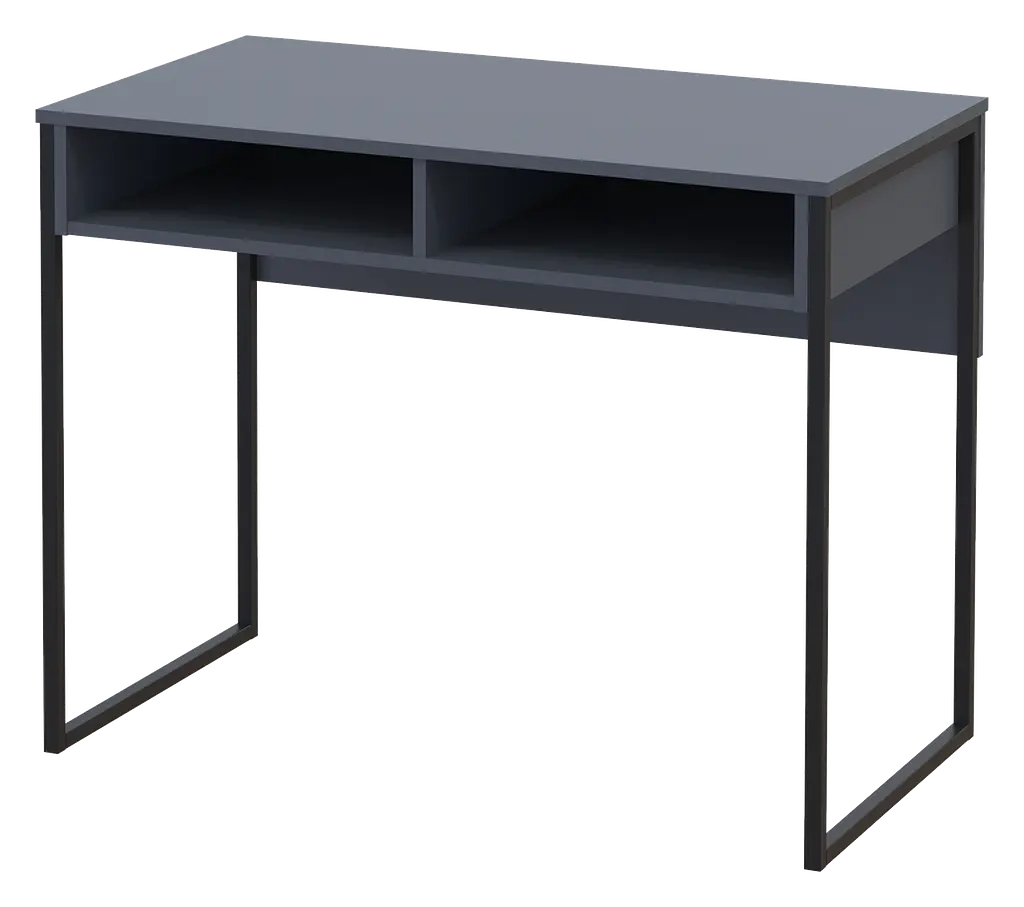 Стіл письмовий Doros Барт Графіт з полицею 100х55х78.1 (41510113) - фото 2