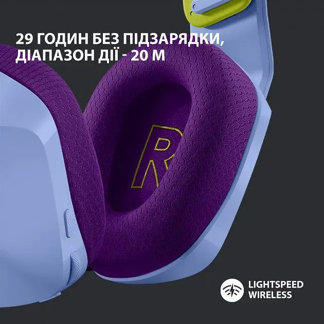 Ігрові навушники Logitech G733 Lightspeed Wireless RGB Lilac (981-000890) [69894] - фото 6