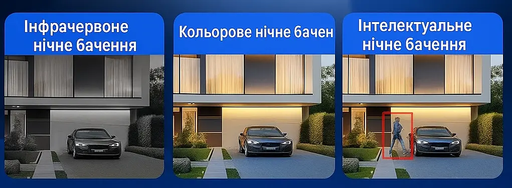 Вулична WiFi IPкамера YooseeY007-8K  16Мп  біло-чорна 4 об'єктиви поворотні - фото 6