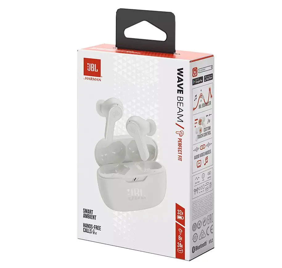 Навушники JBL Wave Beam TWS White - фото 10