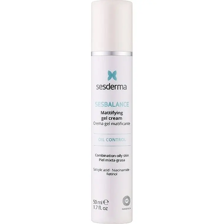 Крем-гель для обличчя Sesderma Sesbalance для комбінованої та жирної шкіри матуючий 50 мл - фото 2