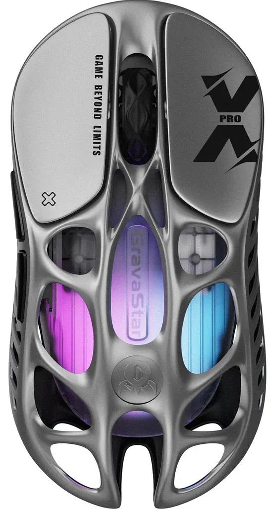 Ігрова Миша Gravastar Mercury X Pro 8K BT/WL/USB Interstellar Silver (GSXPRO_GRY) - фото 6