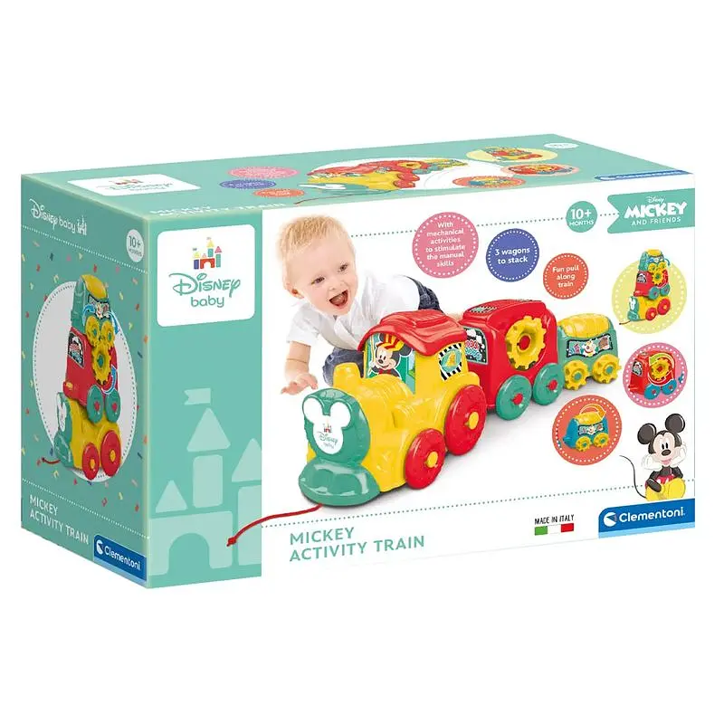 Игрушка-каталка развивающая Clementoni Activity Train серия Disney Baby (17168) - фото 4