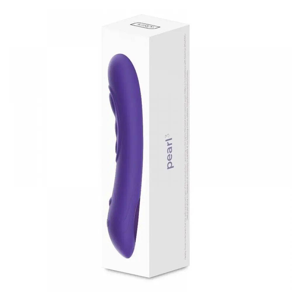 Интерактивный вибростимулятор точки G (фиолетовый) Kiiroo Pearl 3 - фото 4