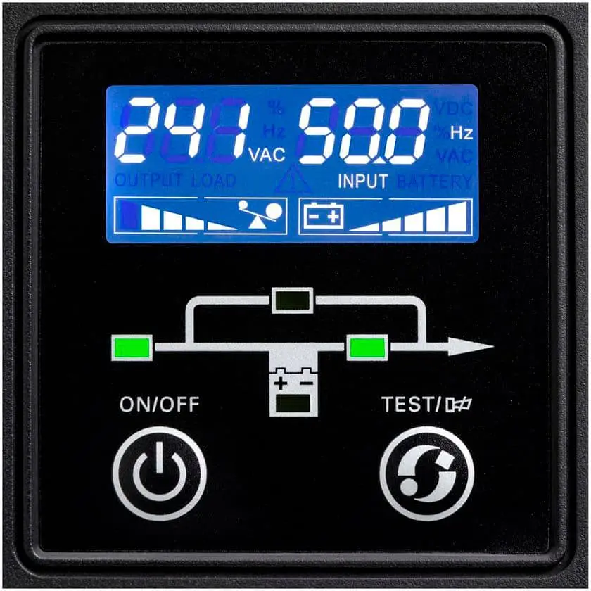 Джерело безперебійного живлення Eaton 3000 ВА / 2400 Вт / 9 А*ч (9E3000I) - фото 3