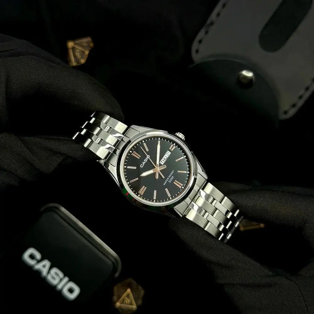 Чоловічий годинник Casio MTP-1335D-1A2 Сріблястий ( AT1141-0109 ) - фото 3