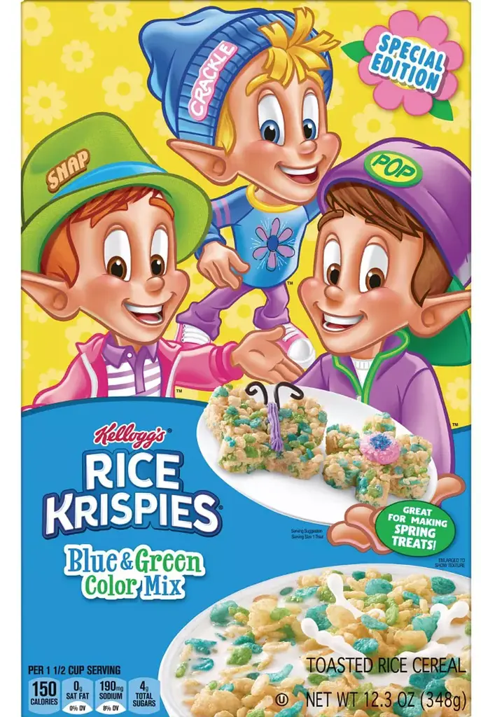 Сухий сніданок Kellogg's Rice Krispies Spring Breakfast Cereal 348г - фото 2