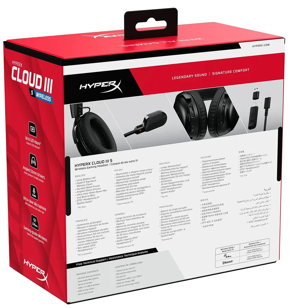 Ігрова гарнітура HyperX Cloud III S Black (A59YZAA) - фото 8