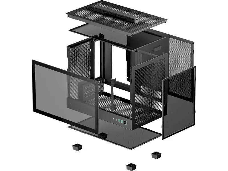 Корпус Deepcool CH160 Mesh Black (R-CH160-BKNMI0-G-1) - фото 10