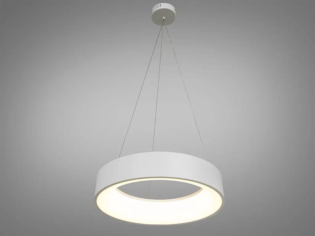 Люстра світлодіодна Diasha 266-450WH, 90W, 4400lm, біла, регульована висота, IP20, сучасний стиль - фото 2