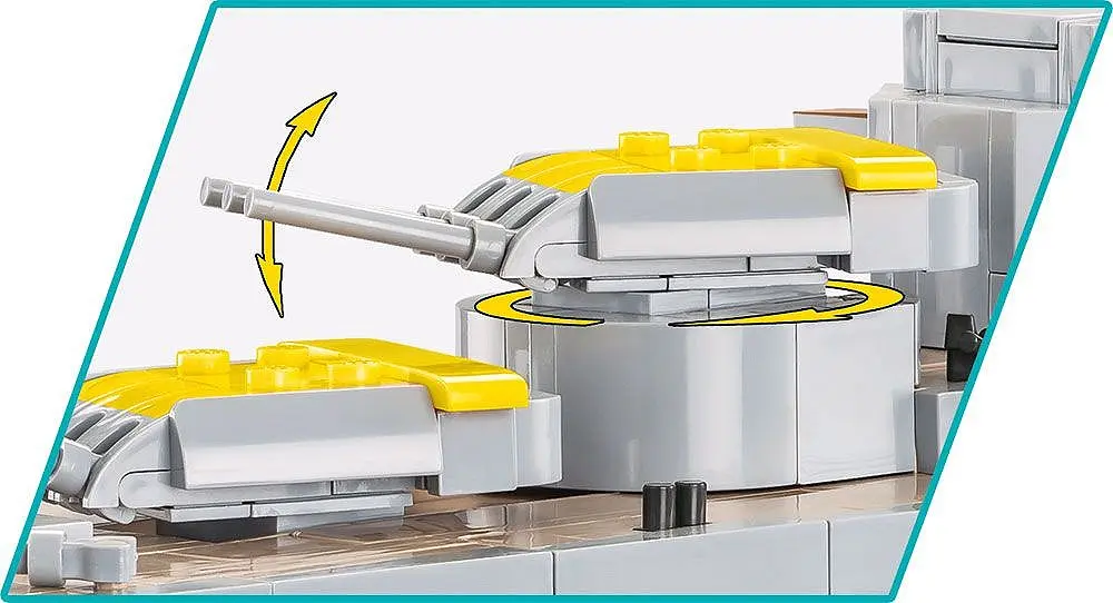 Конструктор COBI корабель German Battleship Gneisenau World War II 4835 - фото 6