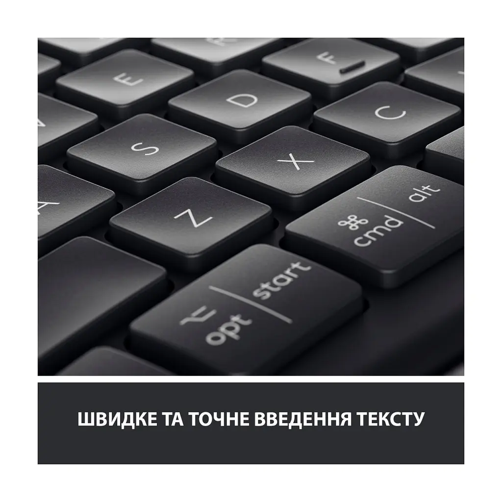 Клавіатура Logitech ERGO K860 Bluetooth/Wireless UA Black (920-010108) - фото 9