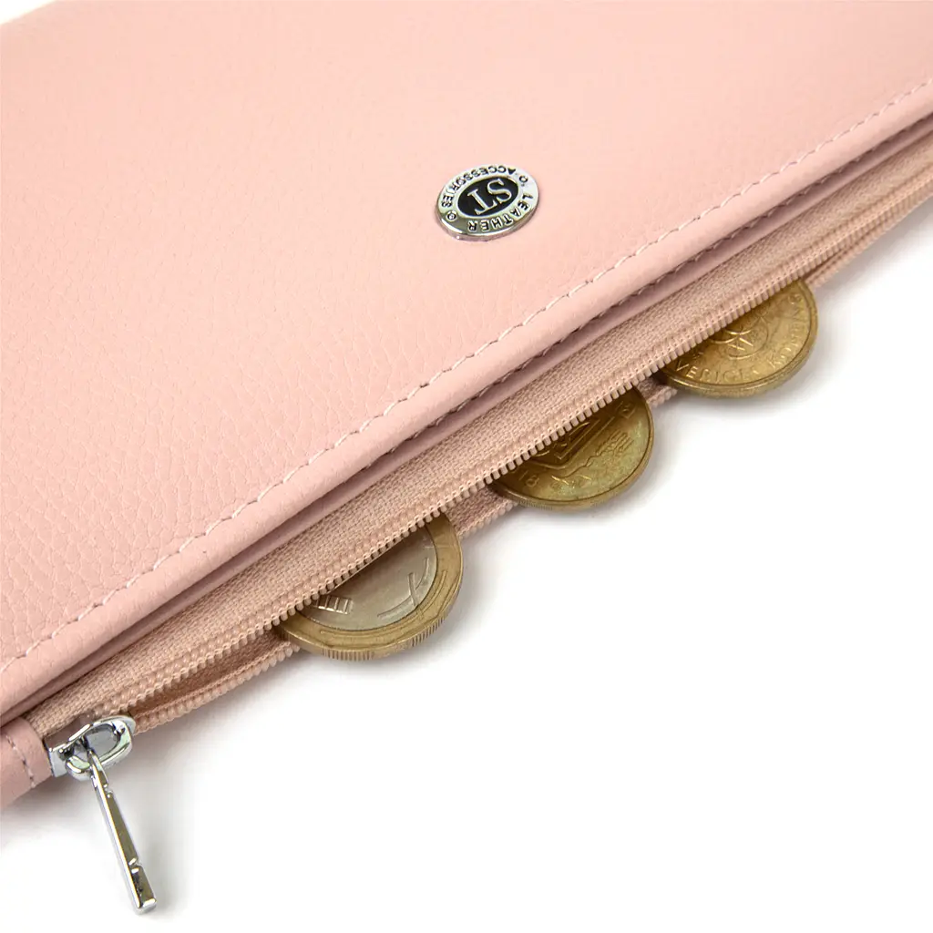 Женский кожаный кошелек ST Leather 19х9.5х1.5 см acs0018195 - фото 5