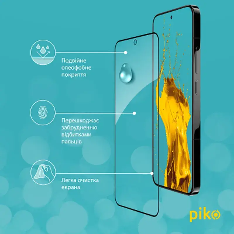 Скло захисне Piko Full Glue Xiaomi 13 Black (1283126559334) - фото 4