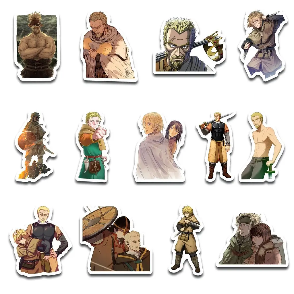 Стікерпак GeekLand Vinland Saga 45 штук (SP VS 01) - фото 5