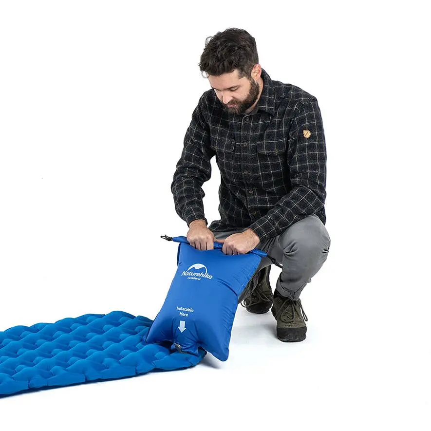 Герметичний мішок для накачування матрацу Naturehike FC-10 NH19Q033-D blue - фото 5
