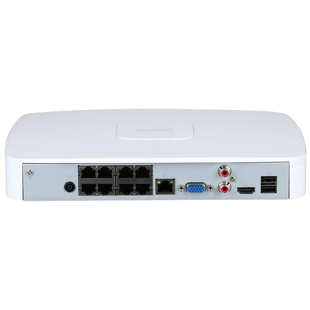 Відеореєстратор Dahua DHI-NVR2108-8P-I2 8-канальний 1U PoE WizSense - фото 2