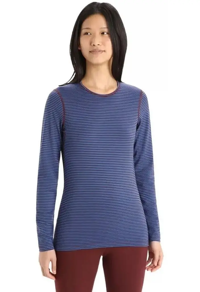 Термокофта Icebreaker 200 Oasis LS Crewe Wmn Blue XS (1052-104 375 660 XS) - фото 3