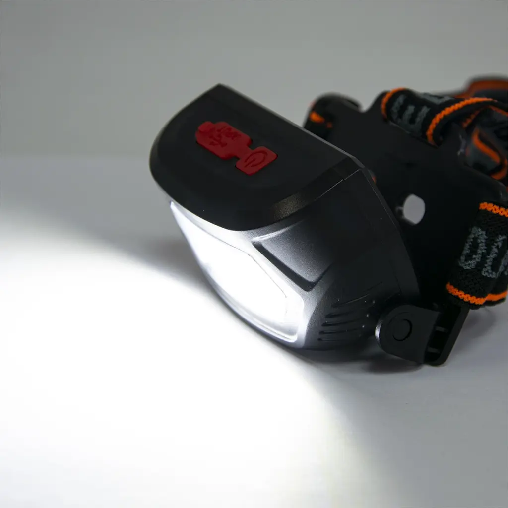 Фонарь налобный BL-203, аккумуляторный светодиодный COB, USB зарядка, 4 режима, черный - фото 5