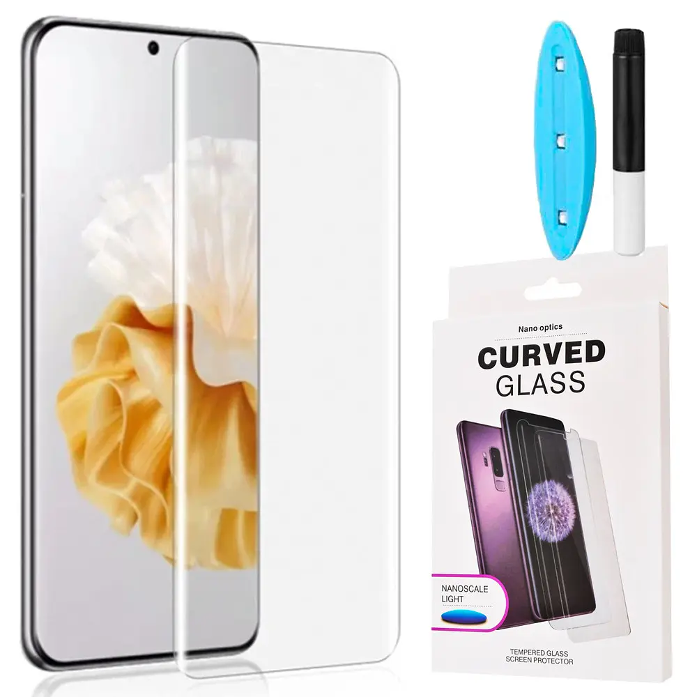 Захисне скло DK для Tecno Spark 20 Pro+ UV Curved 018110 clear 2 шт. - фото 3