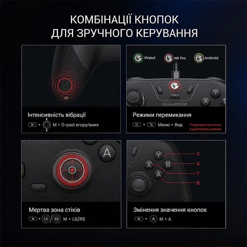 Ігровий контролер геймпад GameSir T4n Nova Lite Gamepad - фото 7