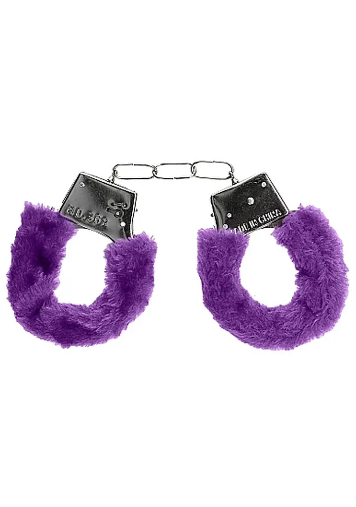 Наручники - Ouch! Beginner's Handcuffs Furry Purple - фото 8