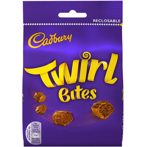 Шоколадні цукерки Cadbury Twirl Bites, 109г - фото 3