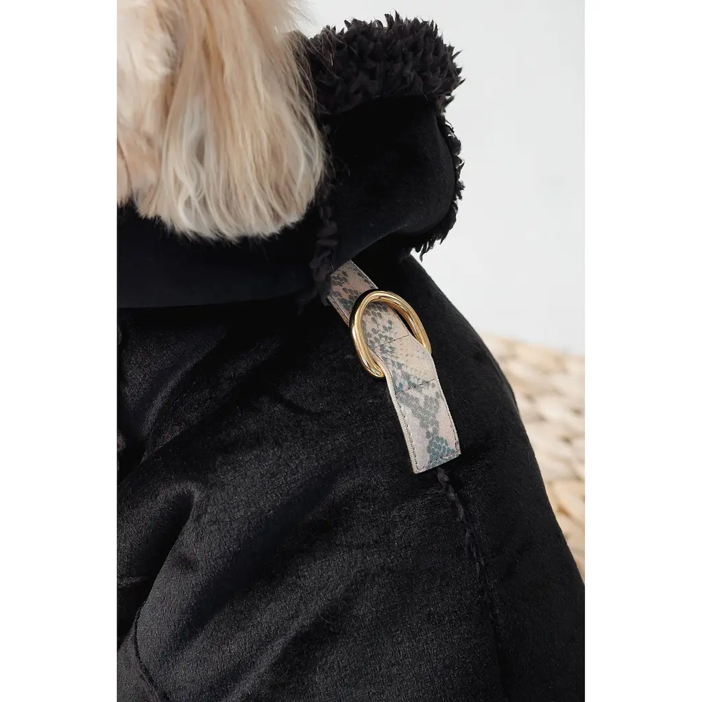 Дубленка для собак Pet Fashion ХS2 Black  - фото 3