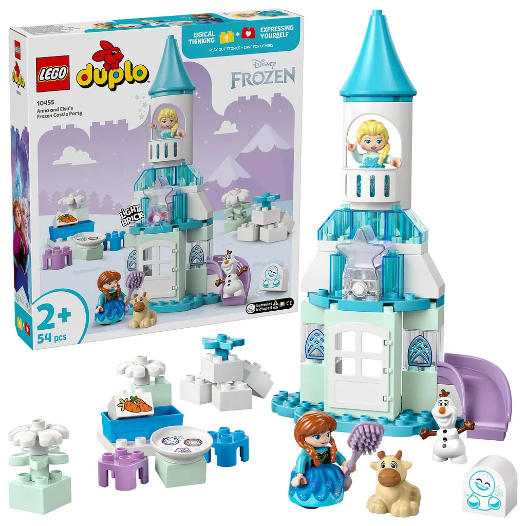 Конструктор LEGO DUPLO Disney Вечірка у крижаному палаці Ельзи та Анни 54 деталі (10455) - фото 3
