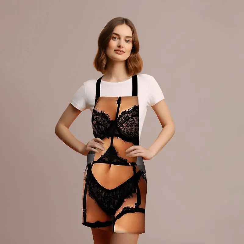 Фартух 3D Грайлива кулінарка 3794 16534 80х60х24 см - фото 2