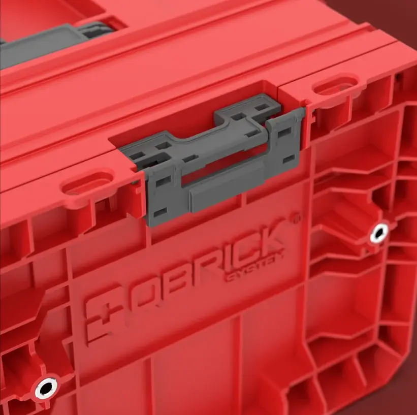 Ящик для інструментів Qbrick System PRO Drawer 1 2.0 Basic з 1 висувним ящиком з ABS-пластику червоний - фото 3