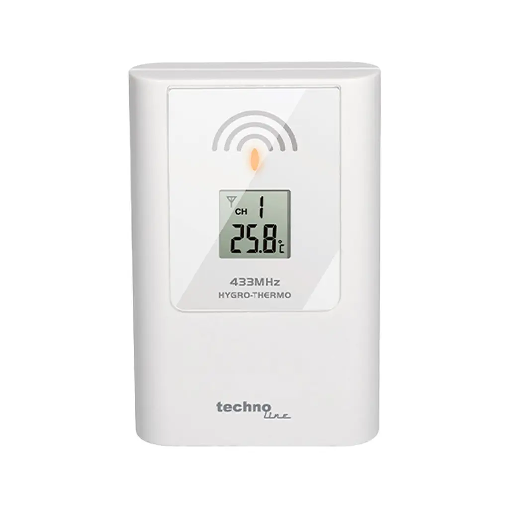 Годинник настінний Technoline WS8011 Black (WS8011), Чорний - фото 8