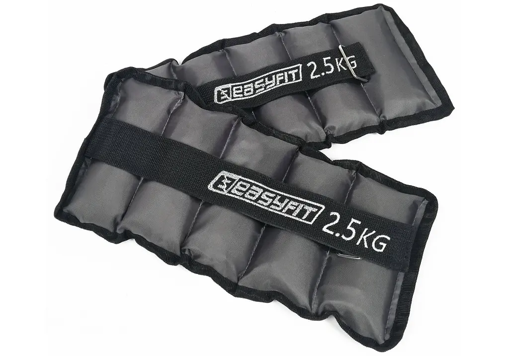 Обтяжувачі EasyFit 2 х 2,5 кг для ніг та рук з металом (EF-AWTМ-250)