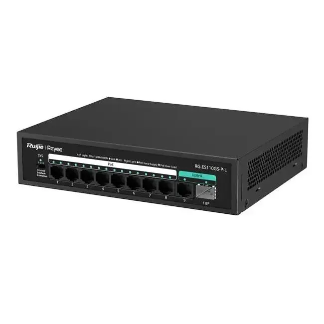 Комутатор Ruijie Reyee RG-ES110GS-P-L (RG-ES110GS-P-L) - фото 3