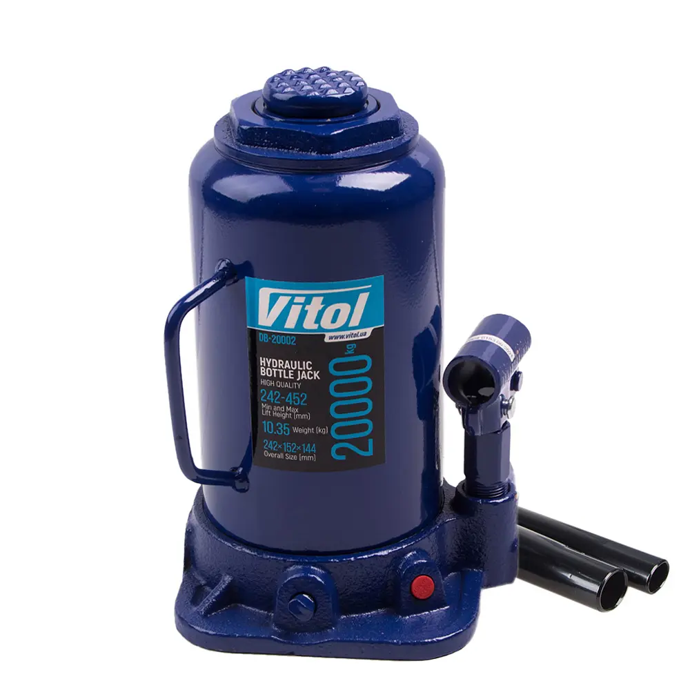 Домкрат гідравлічний телескоп Vitol 20 т T92004 (DB-20002)