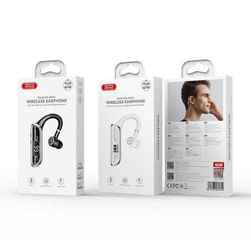 Bluetooth гарнітура XO BE52 On-Ear bluetooth Single Side Headset Біла - фото 5