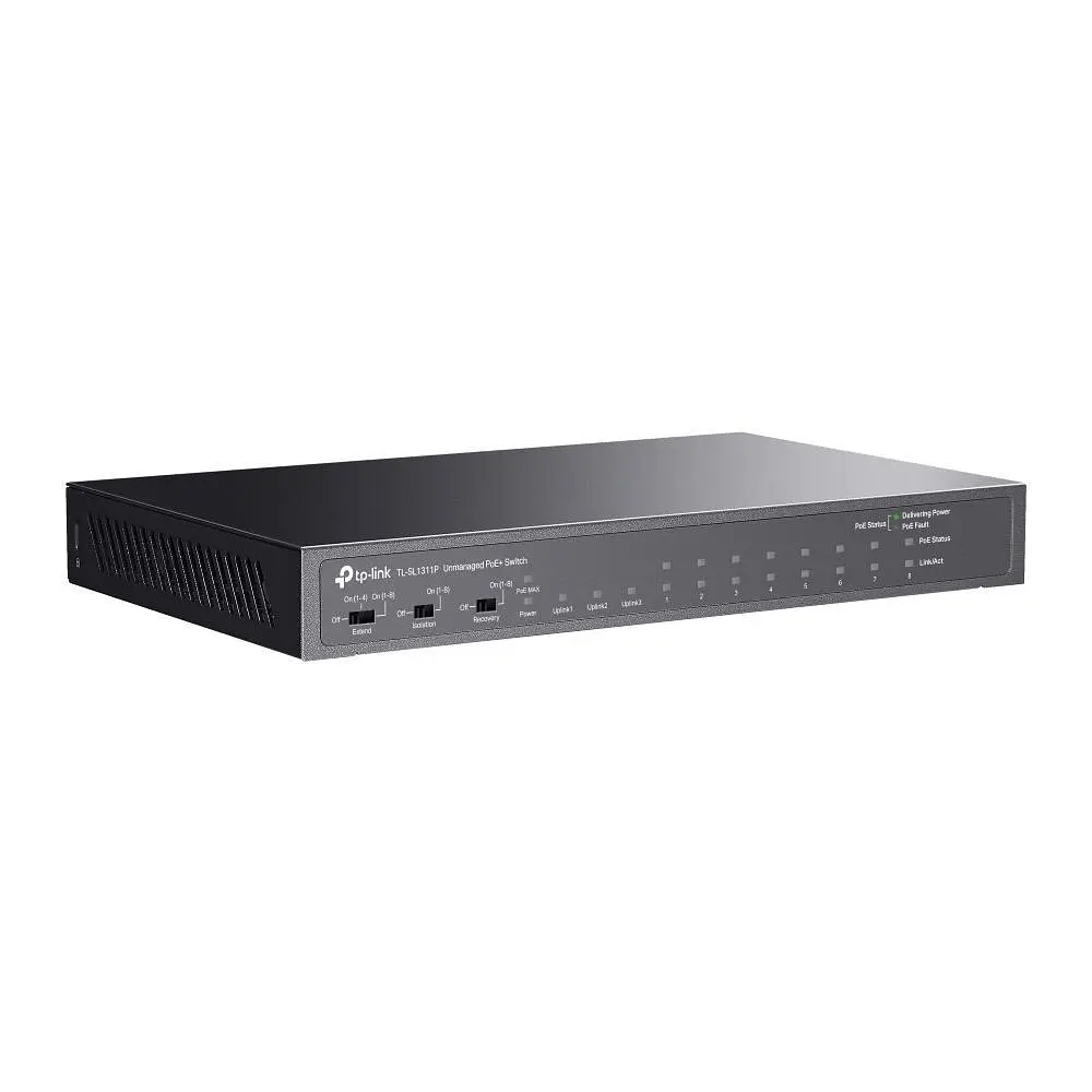Комутатор 8-портовий 10/100 Мбіт/с із PoE+ , TL-SL1311P TP-LINK - фото 3