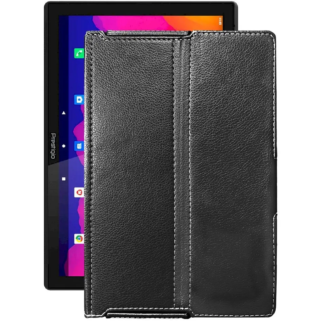 Чехол StatusCASE из экокожи для планшета Prestigio MultiPad Muze 4231 Черный глянец - фото 1