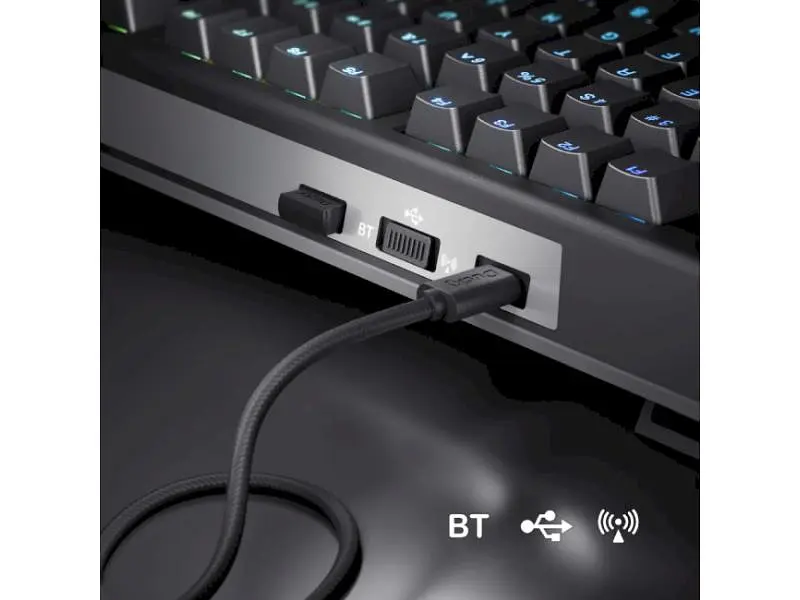 Клавіатура Ducky One X Wireless Magnetic Switch Black (ON2408AST3-DAUSPDOECL1AS1) - фото 6