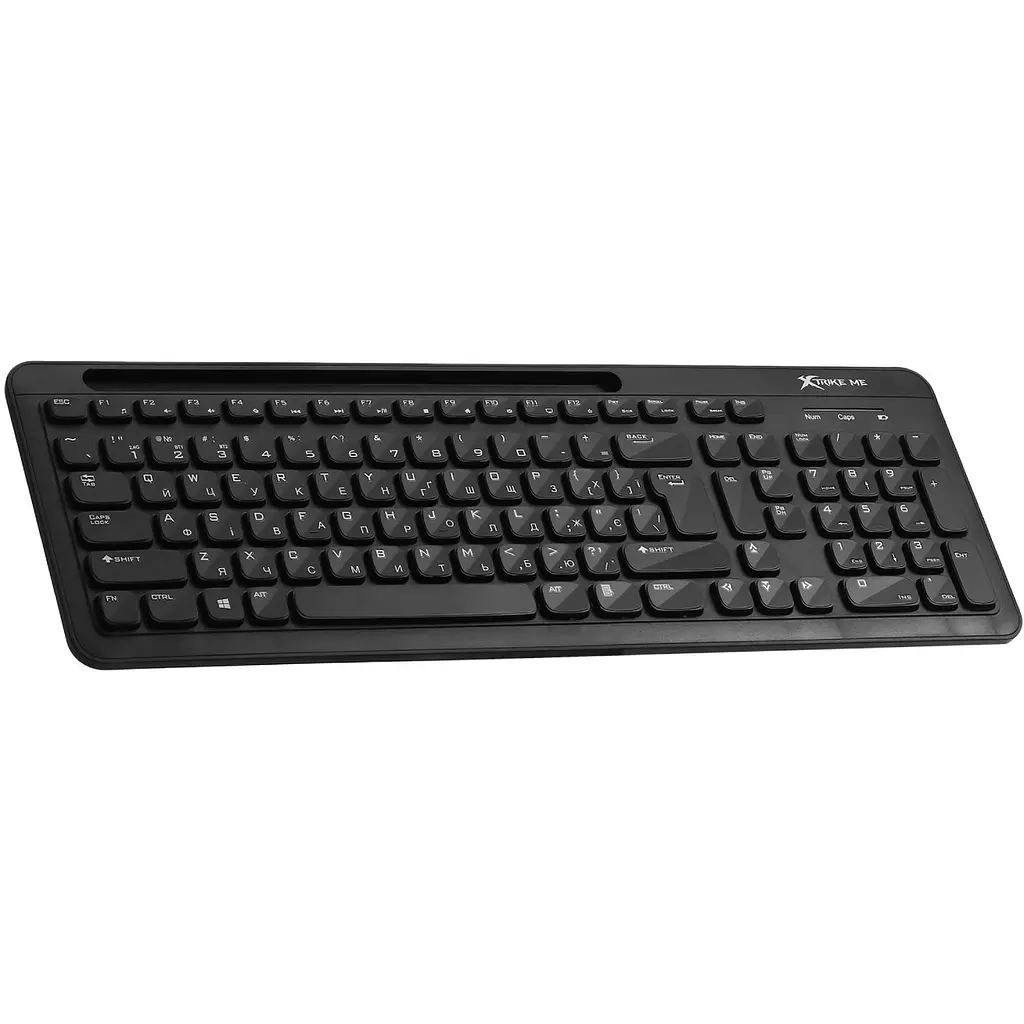 Клавіатура XTRIKE ME KB-303UA бездротова Bluetooth+2.4G,105 кл. чорна - фото 2