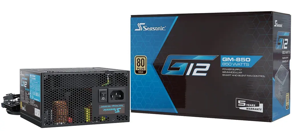 Блок питания Seasonic G12 GM 850W 80+ Gold (G12 GM-850) - фото 6