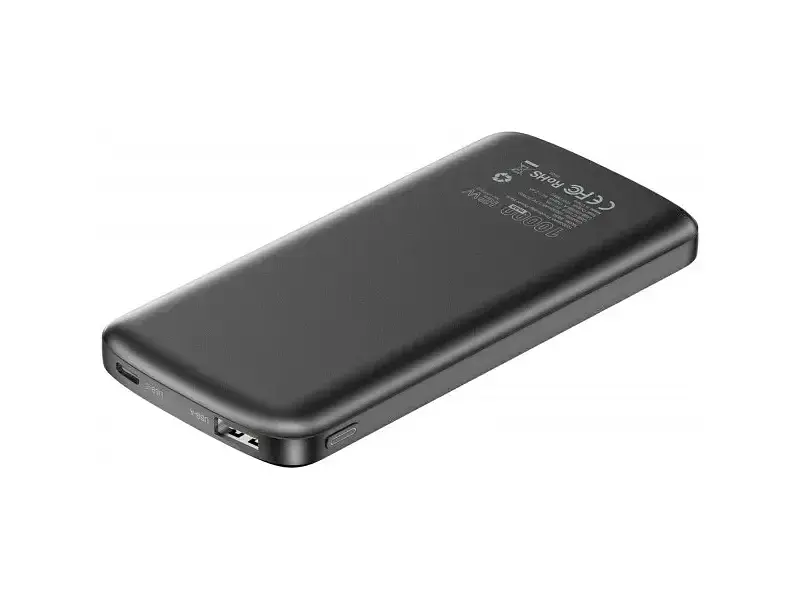 Зовнішній акумулятор (Power Bank) Choetech Power Bank 10000mAh 12W Black (B850-ACBK) - фото 2