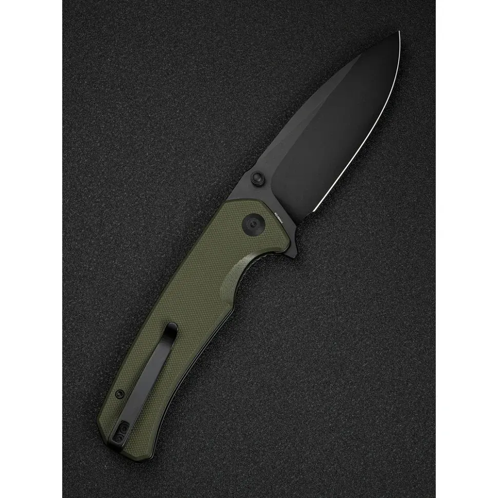 Ніж складаний Sencut Skarnax 9Cr18MoV G10 темно-зелений 96,3 мм - фото 9