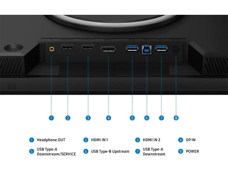 Монітор Samsung Odyssey Gaming G80HF (LS27HG800EFXUA) - фото 10